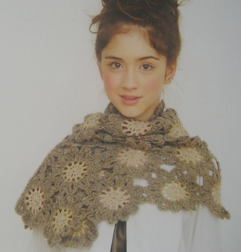 Crochet-Japanese-Flower-scarf