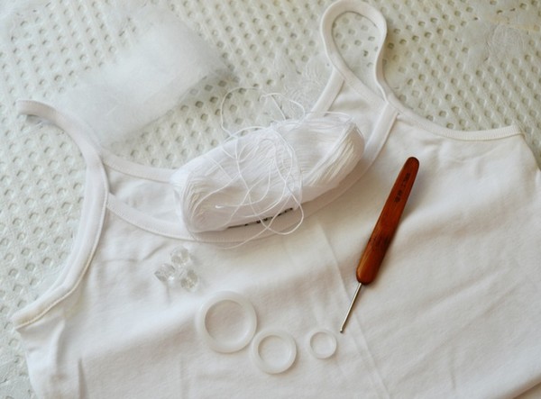 Cuello para blusa tejido en crochet GanchilloGanchillo